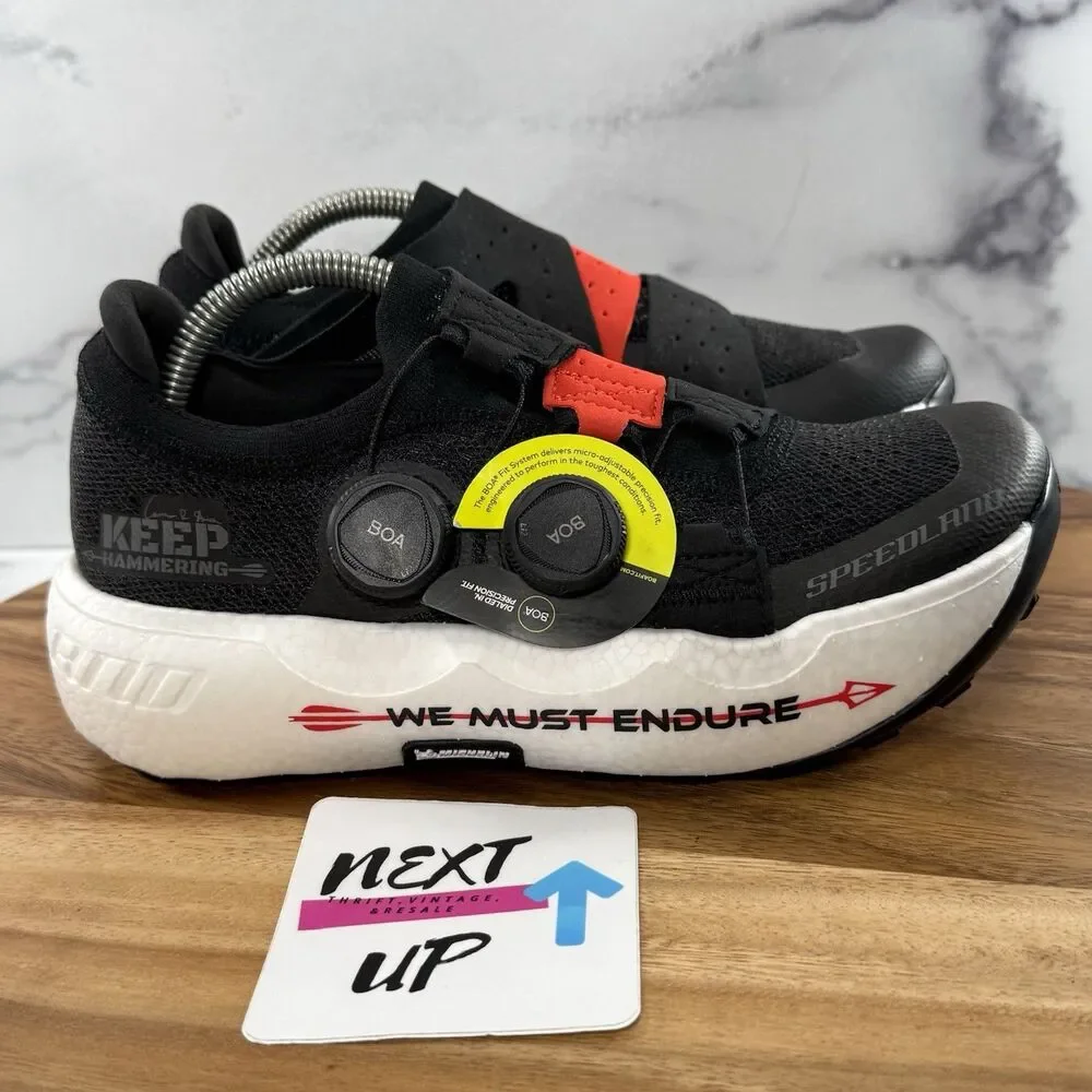 Women 7.5-Speedland GS:SFD Cam Hanes Hyper Performance Trail Running Shoes Black